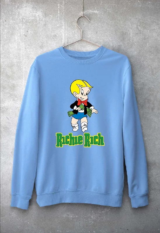 Richie Rich Unisex Sweatshirt for Men/Women Hoodie with Contrast Stitching Detailed Premium