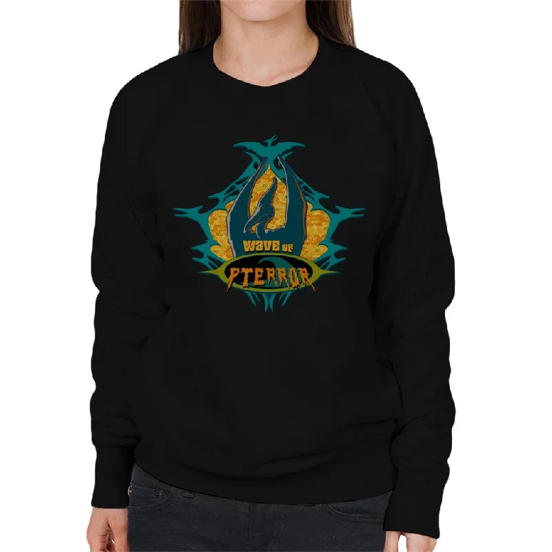 Jurassic Park Pteranodon Wave Of Pterror Women's Sweatshirt Hoodie with Oversized Fit Loose Comfortable