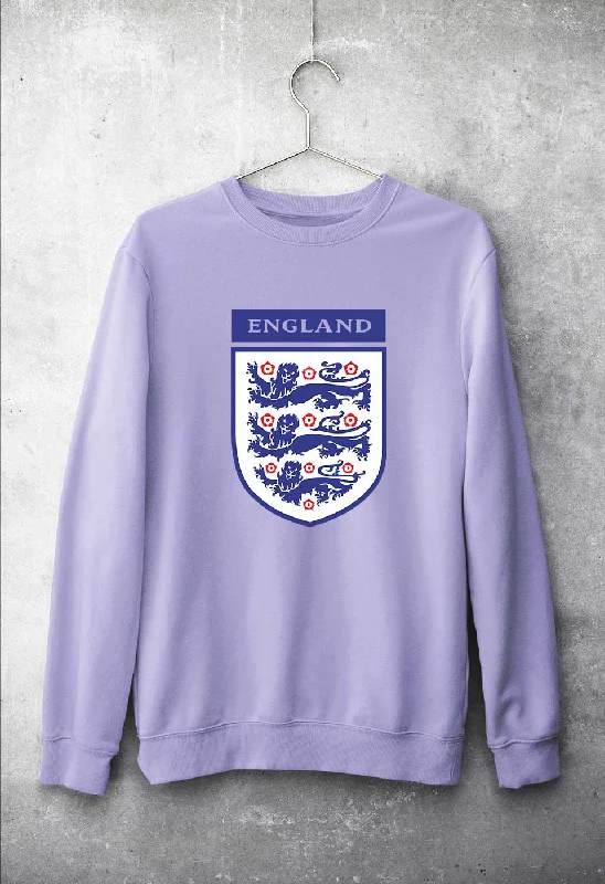 England Football Unisex Sweatshirt for Men/Women Hoodie with Illustration Artistic Creative