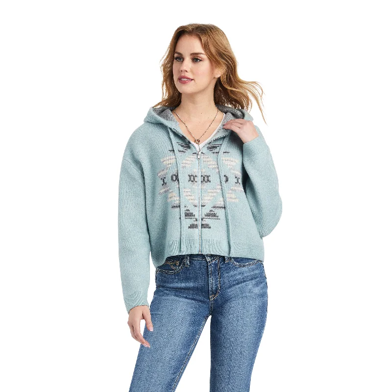 Agave Garden Sweater Mesh Sweater Canvas Denim