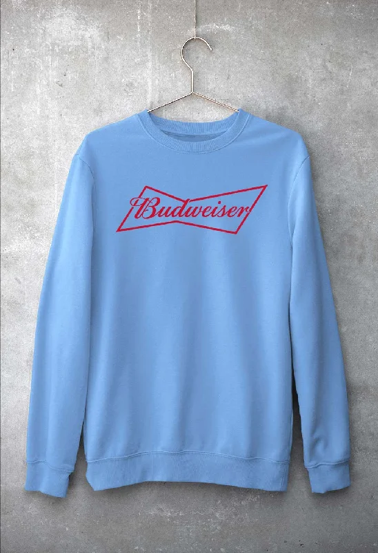 Budweiser Unisex Sweatshirt for Men/Women Hoodie with Embroidery Detailed Premium