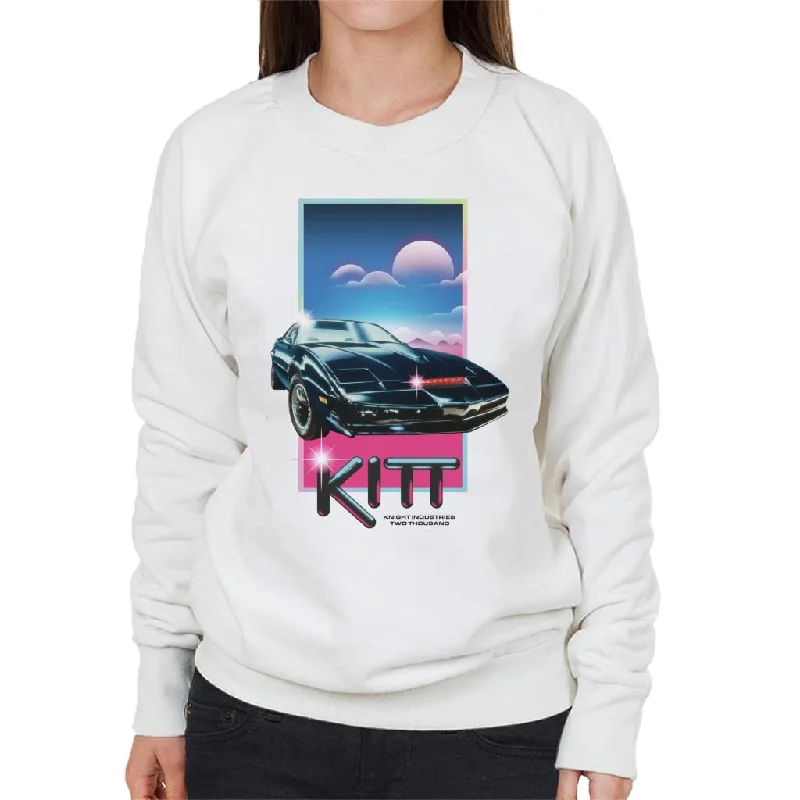 Knight Rider Knight Industries Two Thousand Women's Sweatshirt Hoodie with Back Slit Movement Comfort