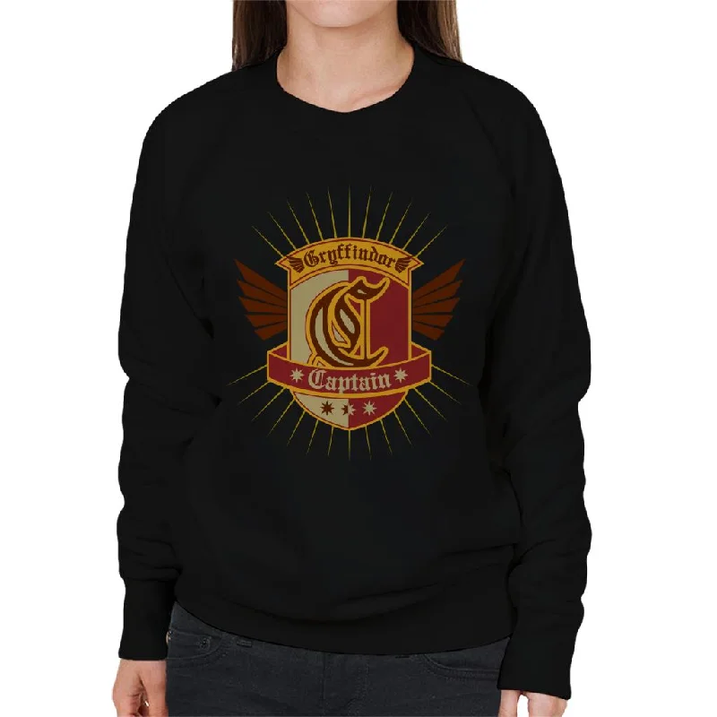 Harry Potter Quidditch Team Gryffindor Women's Sweatshirt Hoodie with Pocket Utility Practical