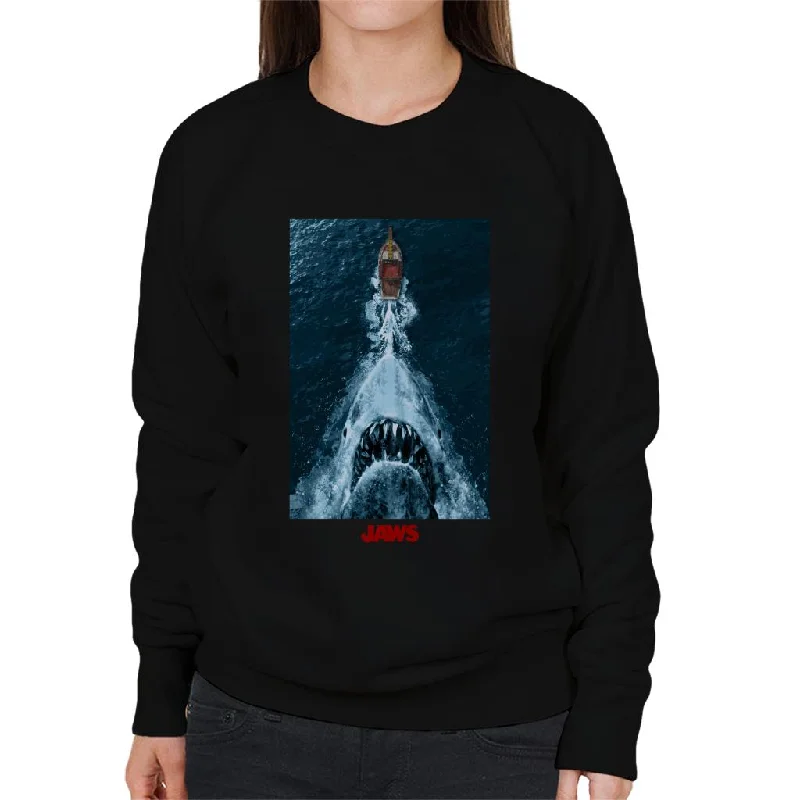 Jaws Following The Orca Women's Sweatshirt Hoodie with Pastel Soft Subtle