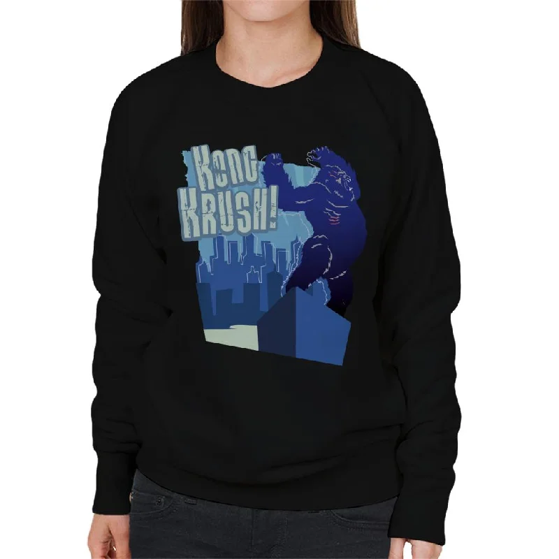 King Kong Krush Women's Sweatshirt Hoodie Sweatshirt Pullover