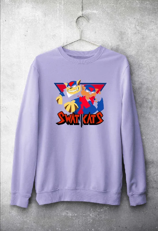 Swat Kats Unisex Sweatshirt for Men/Women Hoodie with Hem Contrast Bold Stylish