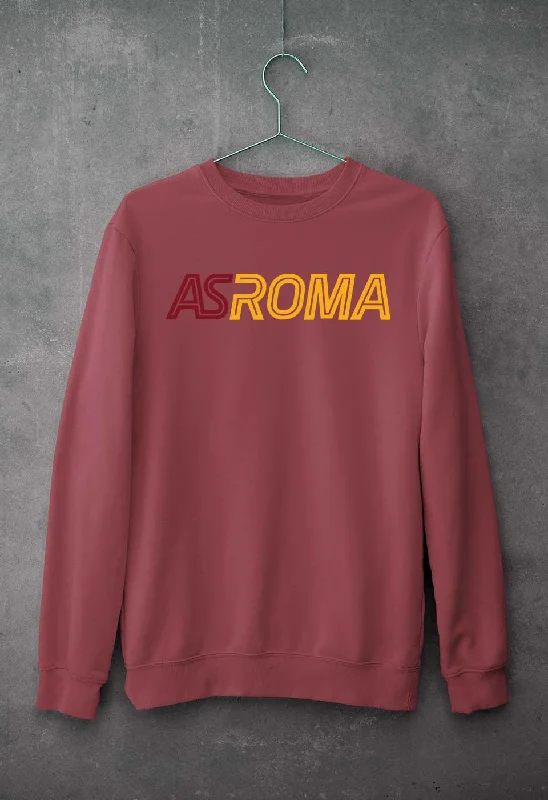 A.S. Roma Unisex Sweatshirt for Men/Women Hoodie with Hem Lace Feminine Delicate