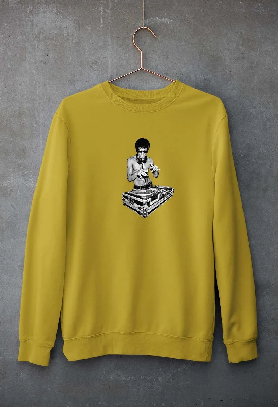 DJ Bruce Lee Unisex Sweatshirt for Men/Women Hoodie with Emblem Brand Identity