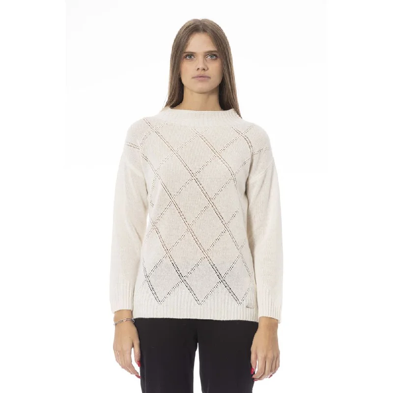 Baldinini Trend  Wool Women's Sweater Stylish Fashionable Trendy