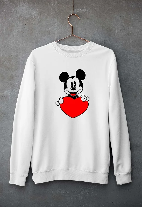 Mickey Mouse Unisex Sweatshirt for Men/Women Hoodie with Elastic Cuffs Stretchable Comfortable