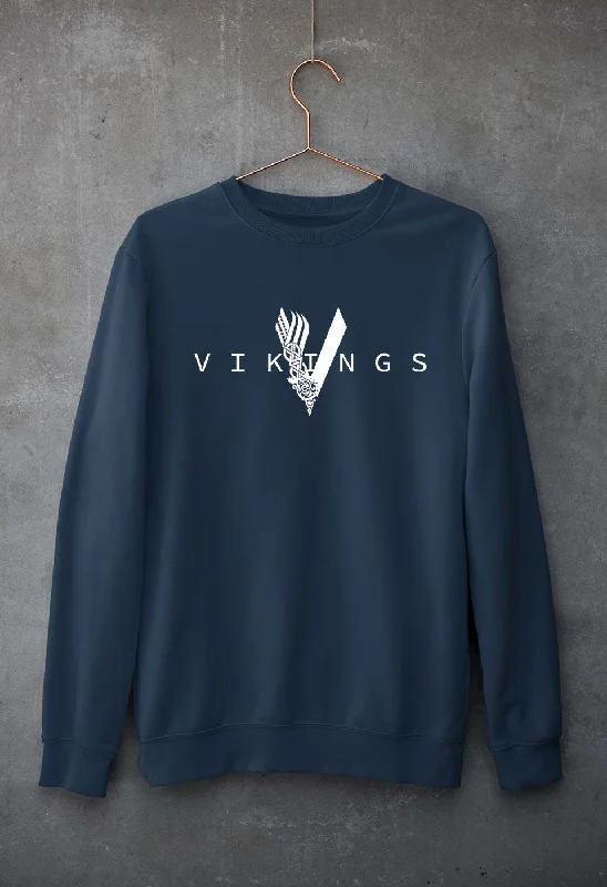 Vikings Unisex Sweatshirt for Men/Women Hoodie with Typography Text Message