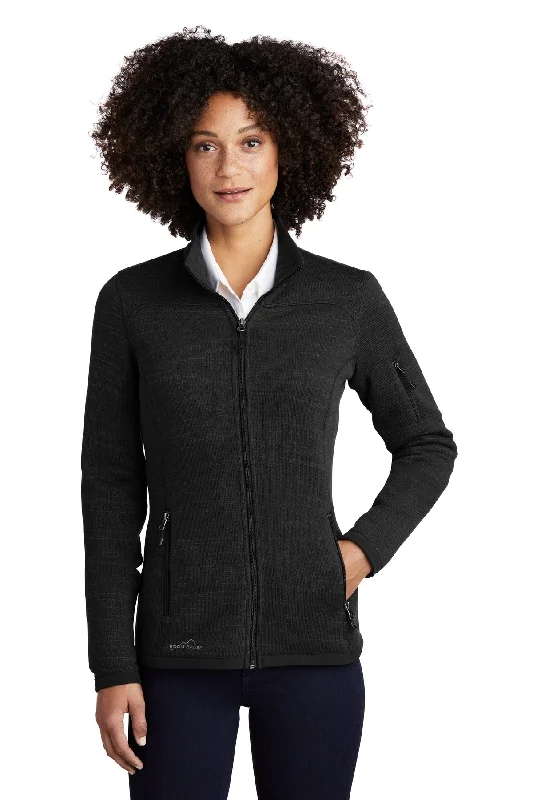 Eddie Bauer ® Ladies Sweater Fleece Full-Zip. EB251 Silk Blend Satin Velvet