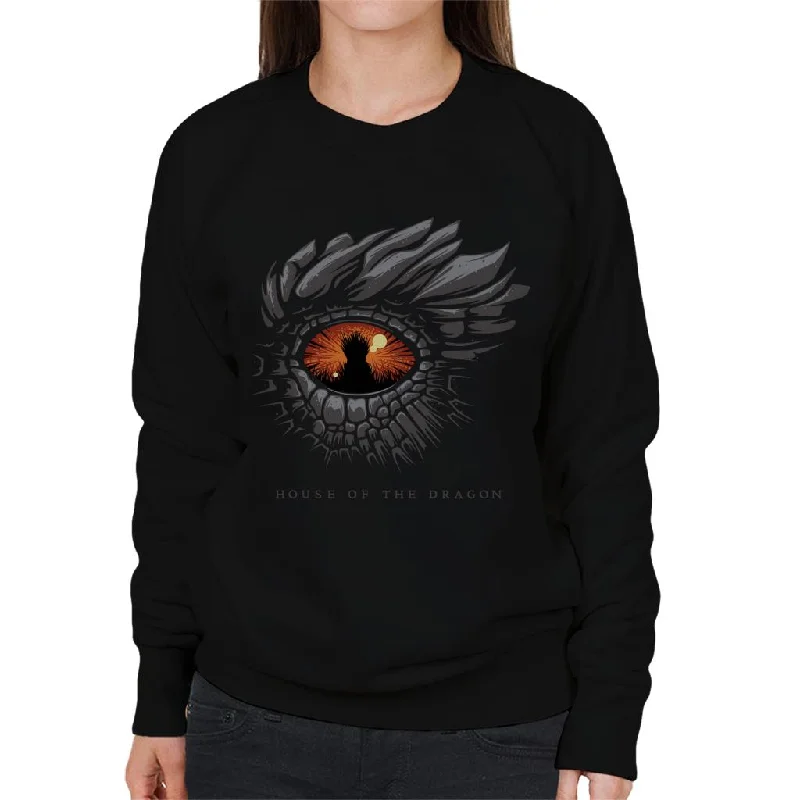 House Of The Dragon Eye Of The Dragon Women's Sweatshirt Oversized Hoodie Comfort Casual