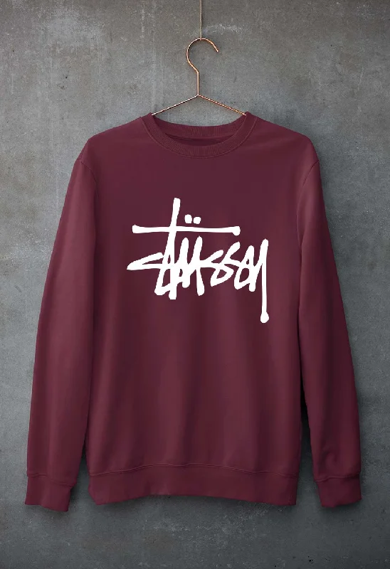 Stussy Unisex Sweatshirt for Men/Women Hoodie with Elastic Waist Stretchable Comfortable