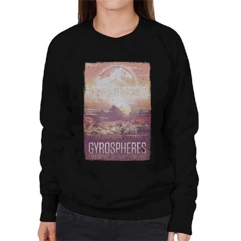 Jurassic Park Gyrospheres Experience The Dinos Upclose Women's Sweatshirt Hooded Sweatshirt Casual Wear Street Style