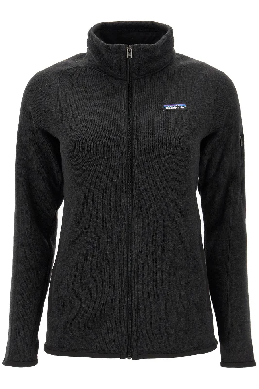 Women's Better Sweater Jacket With Zipper  - Nero Soft Cozy Warm