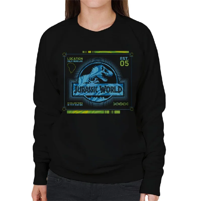 Jurassic Park 65 Million Years In The Making Women's Sweatshirt Hoodie with Hem Patch Decorative Personalized