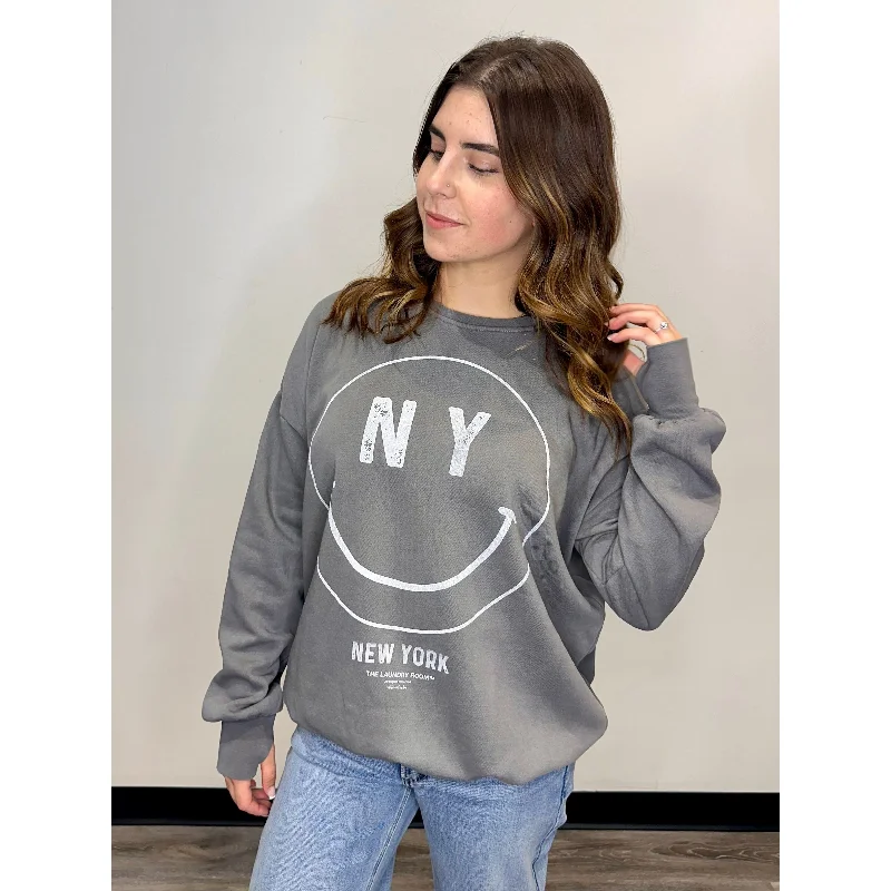 Laundry Room NY Smiley Jumper Sweater Knitwear Pullover