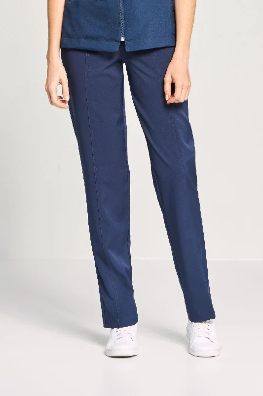 Ladies' Performa Pant - Navy Soft Wool Pants