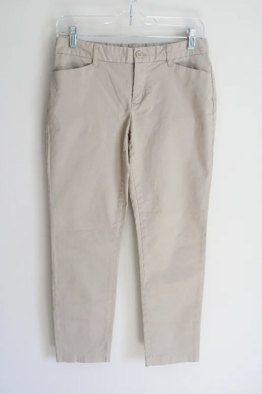 Gap Khakis Tan Chino Slim City Pant | 0 Sleek Black Pants