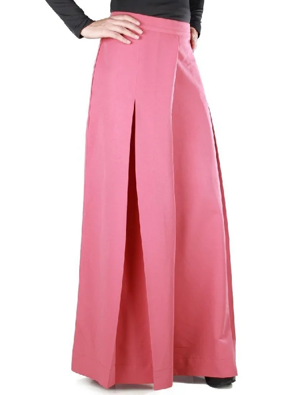 Walaa Dutsy Pink Palazzo Pants Sleek Black Pants