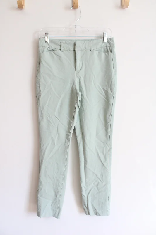 Old Navy High-Rise Pixie Skinny Mint Green Chino Pants | 6 High-Waist Jogger Pants