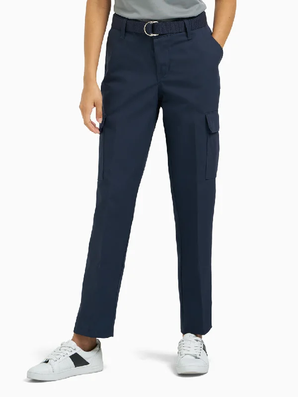 Ladies' Industrial Cargo Pant - Navy Elegant Trouser Pants