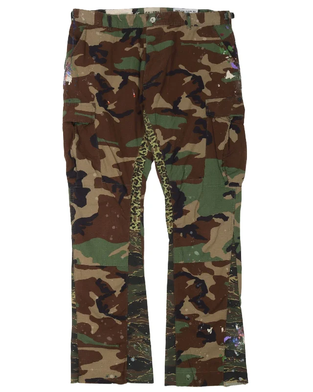 La Flare Camouflage Pants Comfy Athletic Pants