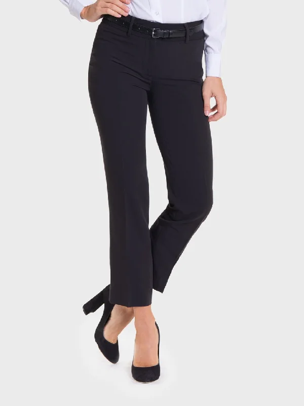 Ladies' Jordan Ankle Pant - Black Comfortable Maternity Pants