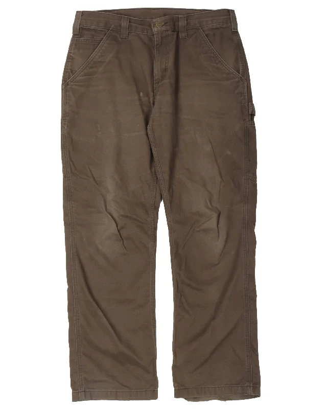 Brown Carhartt Carpenter Pants Soft Cotton Pants