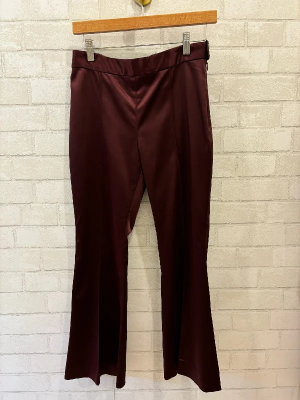 ROSETTA GHETTY Satin Pants / S-US4 Chic Checkered Pants