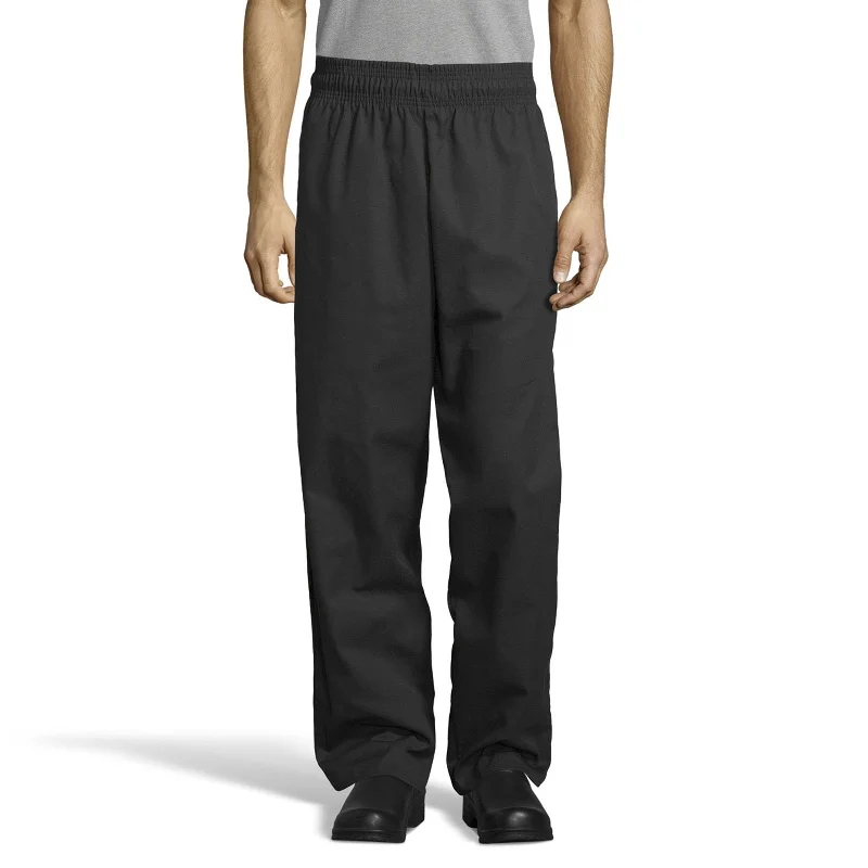 Classic Chef Pant - Black Comfortable Fleece Pants