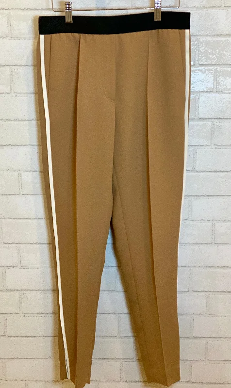 SANDRO elasticated Waist Pants with with side / M-2 Soft Wool Pants