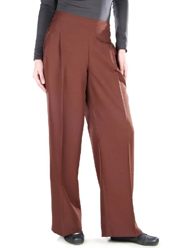 Samihah Brown Modest Pants Formal Dress Pants