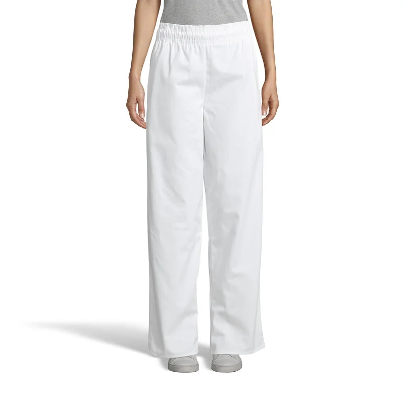 Classic Chef Pant - White Modern Stretch Trousers