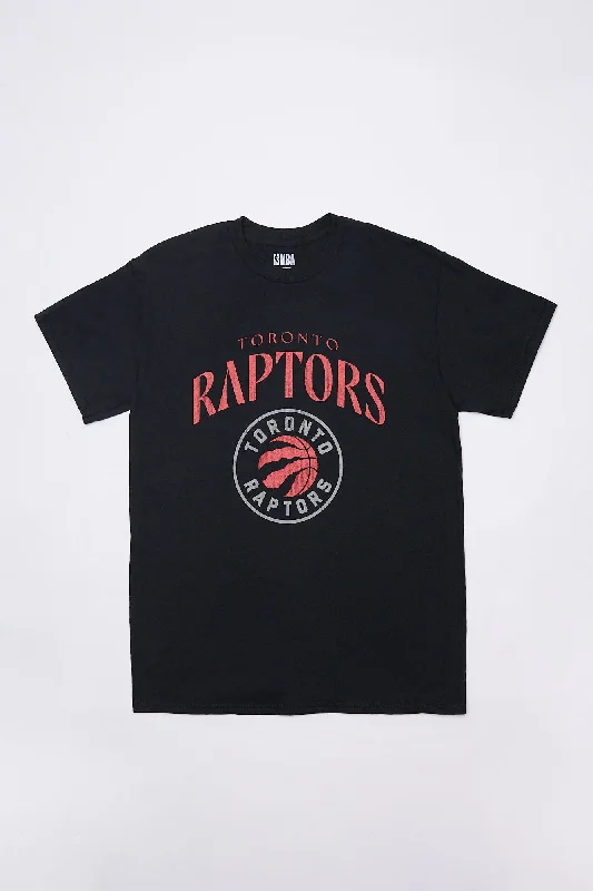 Toronto Raptors Graphic Relaxed Tee Beaded Sequined Faux Fur