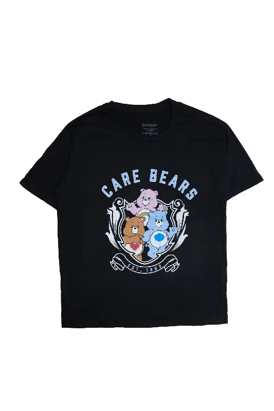 Care Bears Graphic Relaxed Tee V-Neck T-Shirt Long Sleeve Cotton