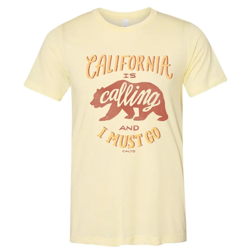 California Is Calling Butter Tee Mesh Canvas Denim