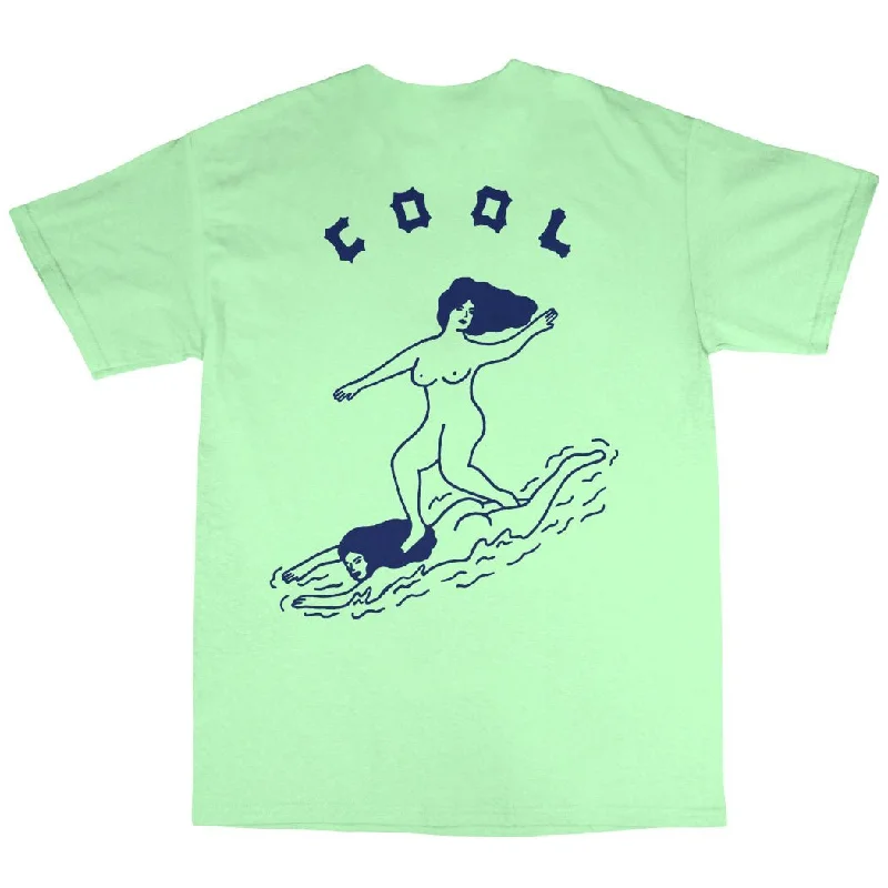 Cool Girls - Lime T-Shirt Graphic Embroidered Appliqued