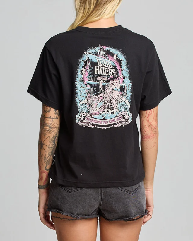 The Mad Hueys FREEDOM HIGH SEAS | WOMENS SS TEE Welt Pockets Slit Pockets