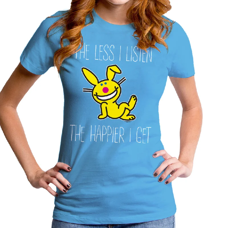 Jim Benton - The Happier I Get Women's T-Shirt Iron Safe Non-Iron Wrinkle Free