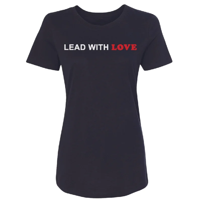 Lead With Love Women's Tee Layered Multi-layer Single Layer