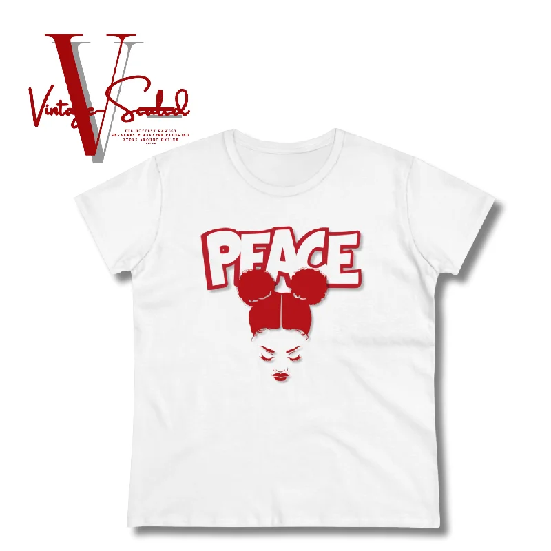 Vintage-Sealed "Women's Peace" Apparel T-Shirts Short Sleeves| Brand New Women's Fashion Modern Contemporary Chic