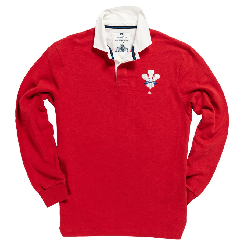 Wales 1881 Rugby Shirt Welt Pockets Slit Pockets