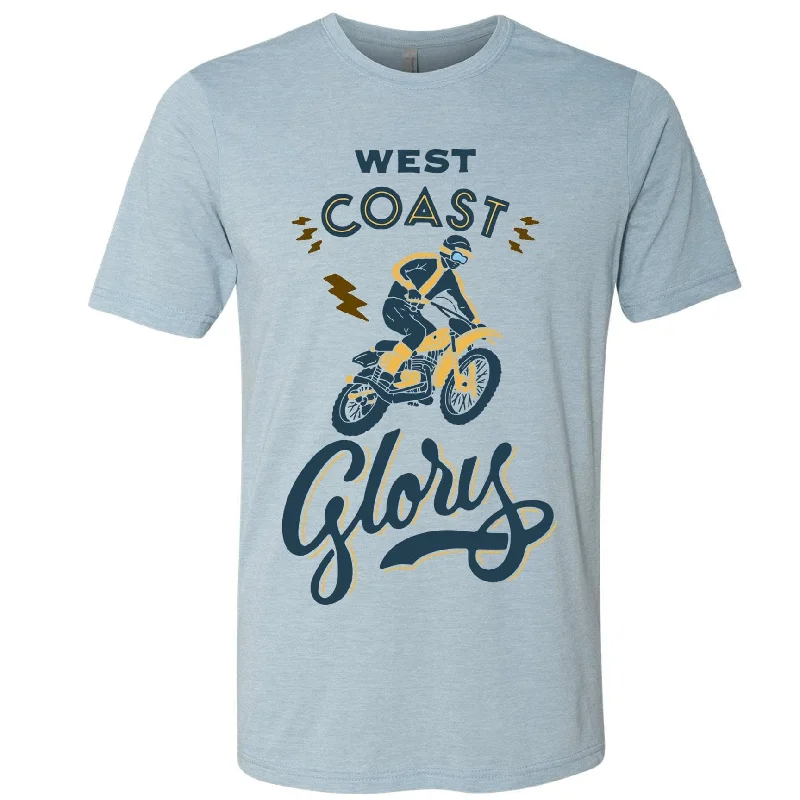 West Coast Glory Tee Silk Blend Satin Velvet