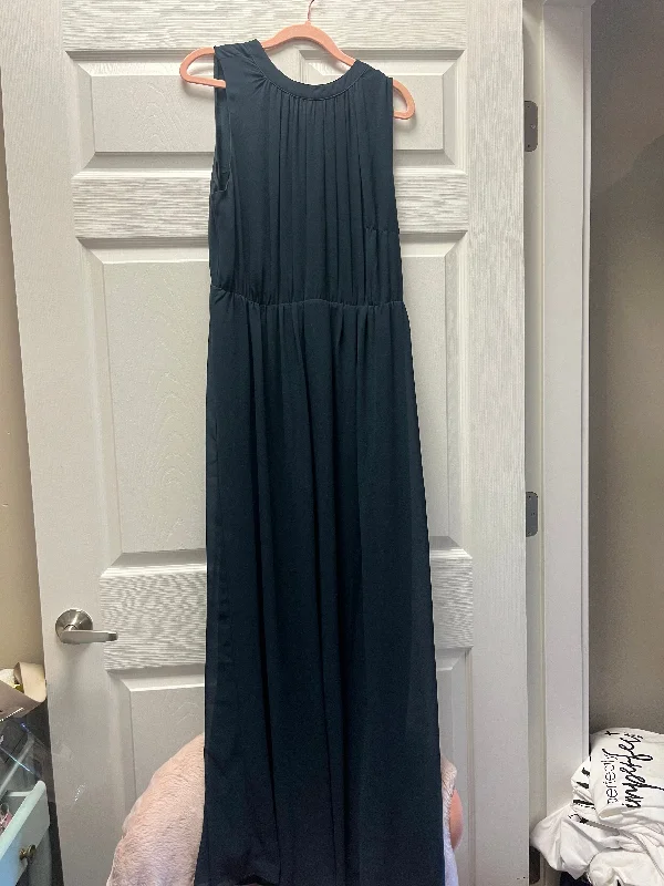 H&M Grecian Teal Maxi Dress Sz M Comfortable Maxi Dress with Slits