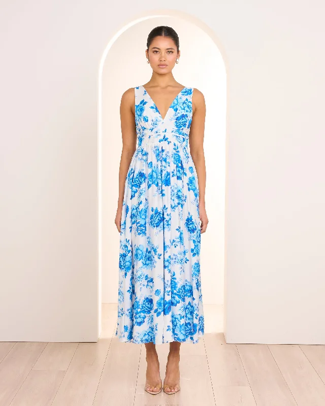 Nala Sleeveless Maxi Dress Comfortable Flowy Maxi Dress