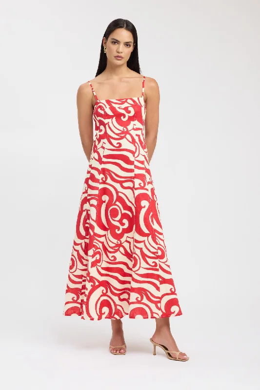 Roma Maxi Dress Stylish Button-Up Maxi Dress