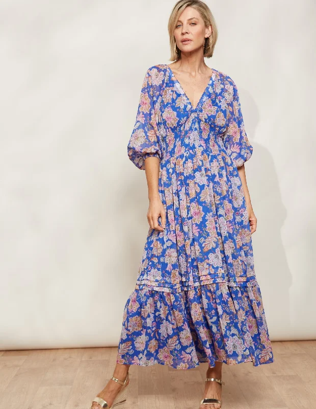 Sereno Maxi Dress - Eb&Ive Comfortable Cotton Maxi Dress