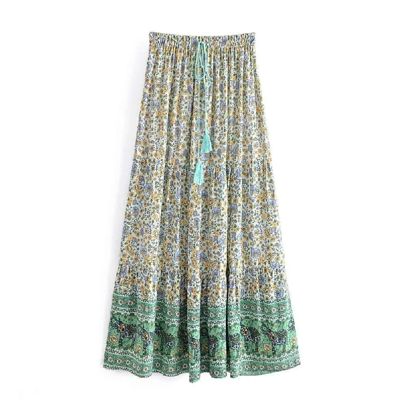 Adalicia Maxi Skirt high waist skirt